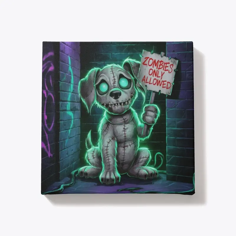 Zombie Dog Art - Horror Lovers Gif